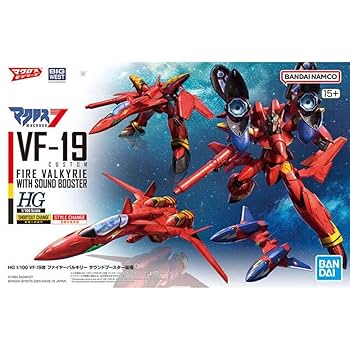 Amazon.co.jp: HG 1/100 マクロス7 VF-19改 ファイヤー